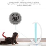 Lampa UV-C cu dubla sterilizare si senzor de prezenta, design italian FUPE, 38W