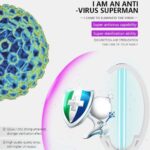 Lampa UV-C cu dubla sterilizare si senzor de prezenta, design italian FUPE, 38W