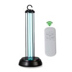 Lampa germicida UV-C cu ozon, telecomanda, timer, functie delay, cadru metalic, 36W
