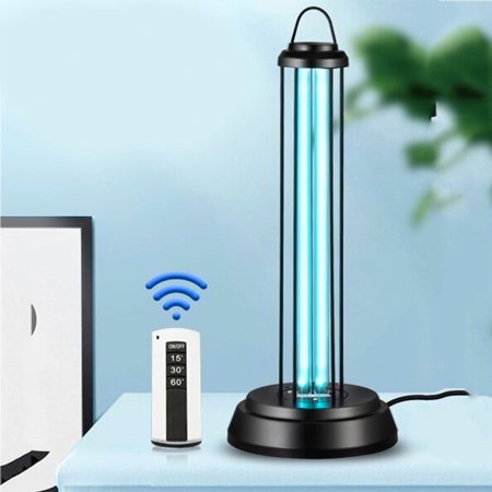 Lampa UV-C cu Ozon, telecomanda si temporizator, otel inoxidabil, 60W - 120 mp