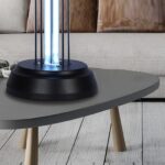 Lampa germicida UV-C cu ozon, telecomanda, timer, functie delay, cadru metalic, 36W