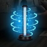 Lampa germicida UV-C cu ozon, telecomanda, timer, functie delay, cadru metalic, 36W