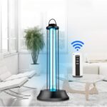Lampa germicida UV-C cu ozon, telecomanda, timer, functie delay, cadru metalic, 36W