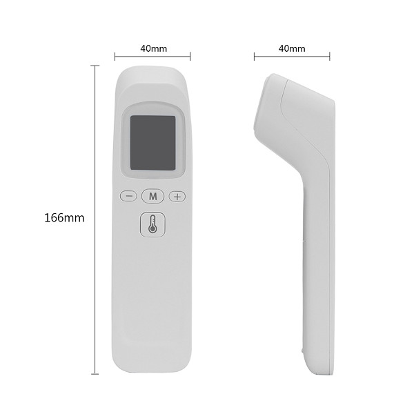 Termometru digital cu infrarosu TDX8 non-contact, multifunctional, display in 3 culori