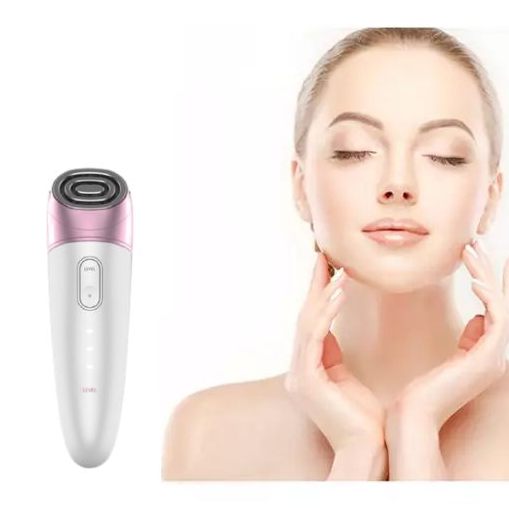 Dispozitiv Facial de Infrumusetare cu Radiofrecventa, 6 functii, Electrostimulare, LLLT, Portabil, cu sterilizare UV