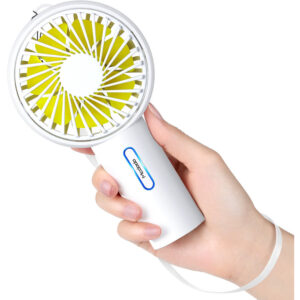 Mini ventilator portabil Mcdodo, 3,7 W, Acumulator, incarcare USB, autonomie 8 ore, unghi ventilare reglabil