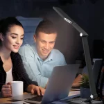 Lampa de birou Smart LED TaoTronics TT-DL16, protectie ochi, control touch, 5 moduri de lumina, USB, 12W, 600 lm
