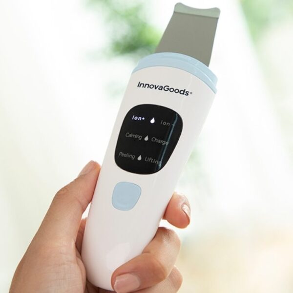 Aparat 5-in-1 De Curatare Faciala Cu Ultrasunete si ionic Feanser, peeling, curatare profunda, absorbtie, hidratare si lifting, ecran LCD
