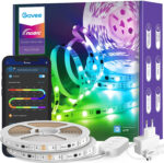 Banda LED Govee H6144 RGBIC, Sincronizare Muzica, Wifi si Bluetooth 10m, Alexa, Google Asistant