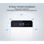 Purificator de aer 3 etape de filtrare + generator ioni negativi, Air Purifier, indicator calitate aer, telecomanda, senzor de praf, Alb