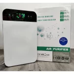 Purificator de aer 3 etape de filtrare + generator ioni negativi, Air Purifier, indicator calitate aer, telecomanda, senzor de praf, Alb