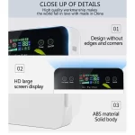 Purificator de aer 3 etape de filtrare + generator ioni negativi, Air Purifier, indicator calitate aer, telecomanda, senzor de praf, Alb