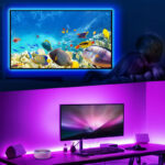 Banda LED Smart R Nous F2 WiFi, 10 metri, Control telecomanda si APP