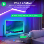 Banda LED Smart R Nous F2 WiFi, 10 metri, Control telecomanda si APP