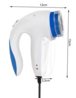 Aparat de curatat scame Malatex, putere mare 5W, 3 lame inox, perie de curatare, alimentare 220 V, alb