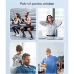 Aparat de masaj Gun Profesional TaoTronics TT-PCA003, 6 capete interschimbabile, 10 trepte de viteza, acumulator