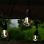 Ghirlanda luminoasa impermeabila pentru gradina, cu 10 becuri LED E27, lungime 6.6 m, lumina calda