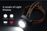 Lanterna LED pentru cap Superfire HL55, 150lm, 270m, 800mAh, incarcare USB-C