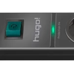 Prelungitor Brennenstuhl Hugo 4 prize, Protectie supratensiune, Intrerupator, 2 m, Negru