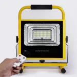 Proiector LED portabil Superfire FS1-G, 60W, Telecomanda, 1040 lm, reincarcabil, Acumulator 15600 mAh