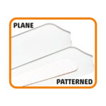 Ventilator de tavan, alb,105 cm, 50 W, 4 palete MDF