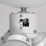 Ventilator de tavan, alb,105 cm, 50 W, 4 palete MDF