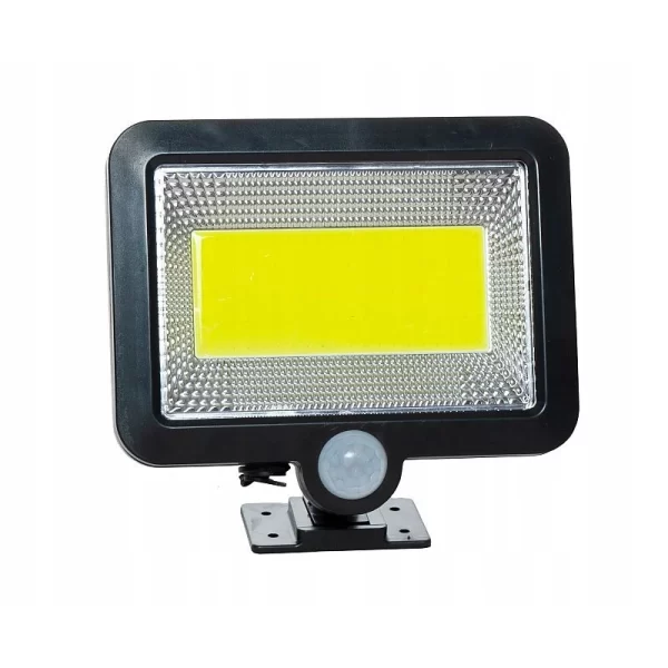 Reflector solar 100 led-uri, senzor de miscare raza 5 m, impermeabil, cablu 5 m