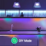 Banda LED Nous Wifi RGBIC F4, 5m, Smart, Sincronizare Muzica, Control Vocal
