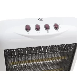 Convector electric Equation, quartz, 1200 W, 3 trepte de putere, alb