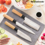 Set de cutite profesionale cu husa de transport Damas·Q Innovagoods