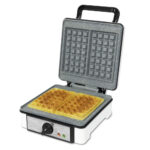 Aparat pentru preparat vafe/gofre Cecotec Fun Gofrestone Double, 1200W, Termostat ajustabil, Invelis antiaderent