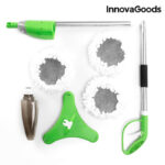Mop triplu Trimoppy InnovaGoods cu pulverizator si 3 lavete lavabile din microfibra
