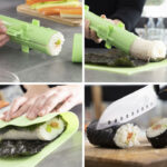 Set de preparat sushi cu retete Suzooka Innovagoods, 3 piese