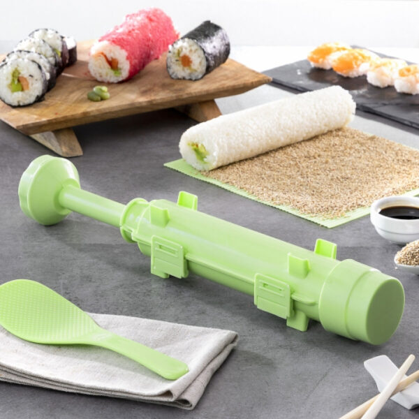Set de preparat sushi cu retete Suzooka Innovagoods, 3 piese