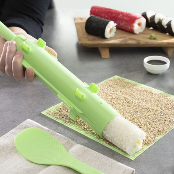 Set de preparat sushi cu retete Suzooka Innovagoods, 3 piese