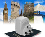 Adaptor priza Marea Britanie, Europe to UK, Tessan TS-611, EU - UK, 2 x USB - 2,4A, 10A