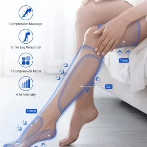 Aparat de masaj picioare Renpho ALM070H, 6 moduri, 3 intensitati, Incalzire, circulatie si ameliorarea durerii, compresie aer, relaxarea musculara