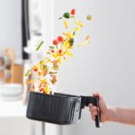 Friteuza cu aer cald fara ulei Air Fryer Innovagoods Fryinn Pro 5500 Negru Otel Inoxidabil 1700 W 5,5 L, 8 programe presetate, 100 retete