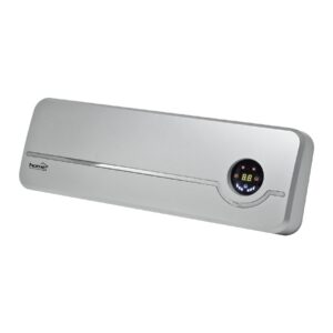 Aeroterma de perete cu ventilator Home Max Heat 2000W, telecomanda, temporizator, termostat, 2 trepte, alb