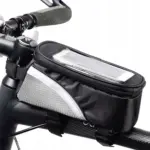Geantuta de bicicleta cu compartiment pentru telefonul mobil, montare pe cadru, waterproof
