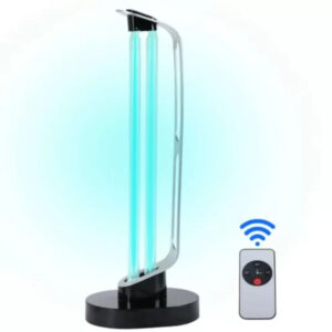 Lampa UV-C germicida fara ozon pentru dezinfectie si sterilizare aer si obiecte, telecomada si timer, 38W, suprafata 40 mp