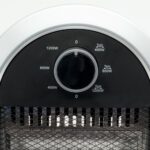 Radiator electric halogen Home, 1200W, 3 trepte de incalzire, Oscilare, alb