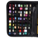 Trusa de croitorie Ruhhy cu ace pentru cusut, papiote, foarfeca si accesorii, 128 piese