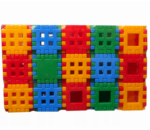 Cuburi Colorate de Constructie Adusie, tridimensionale, 90 de Piese