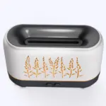 Difuzor aroma cu ultrasunete, efect de flacara si fum, umidificare, capacitate 200 ml, luminozitate reglabila