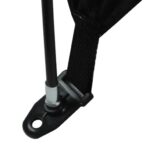 Cort turistic 4 persoane, rosu-albastru, 190 x 190 x 123 cm