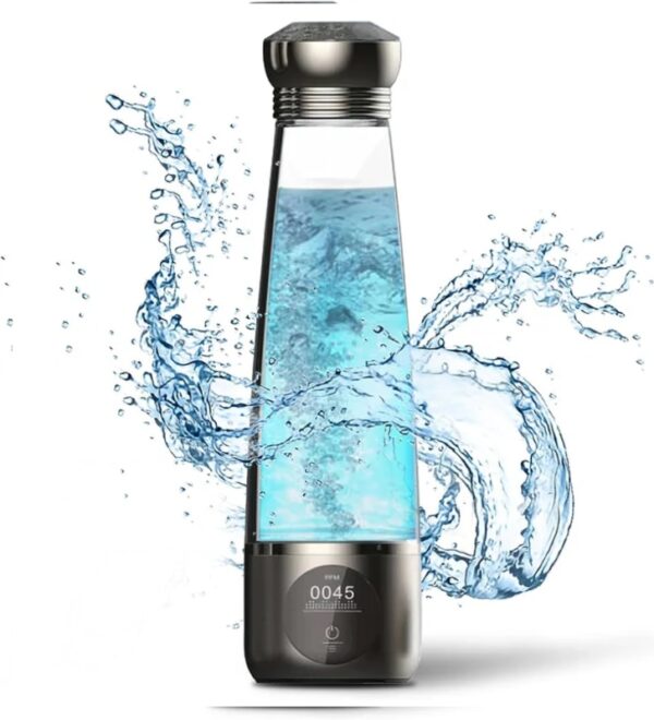 Sticla Generator de Apa Hidrogenata Portabila, Acumulator, Ecran Tactil, 280 ml