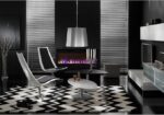 Semineu Electric 3D incorporabil sau de perete Schubert Belmont, 100 combinatii de culori, 106,5 x 45 cm, Termostat, Telecomanda, Timer, 1500W