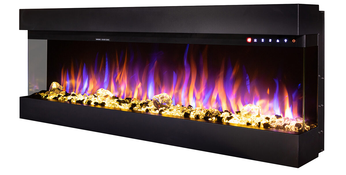 semineu electric incorporabil sau de perete 3d dalas imperial 4xl 30 de combinatii de culori 254 x 493 cm incalzire termostat telecomanda timer 1500w 81882