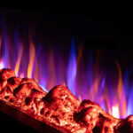 Semineu Electric incorporabil sau de perete 3D Dalas Majestic XXL, 30 de combinatii de culori, 182,8 x 49,3 cm, Incalzire, Termostat, Telecomanda, Timer, 1500W